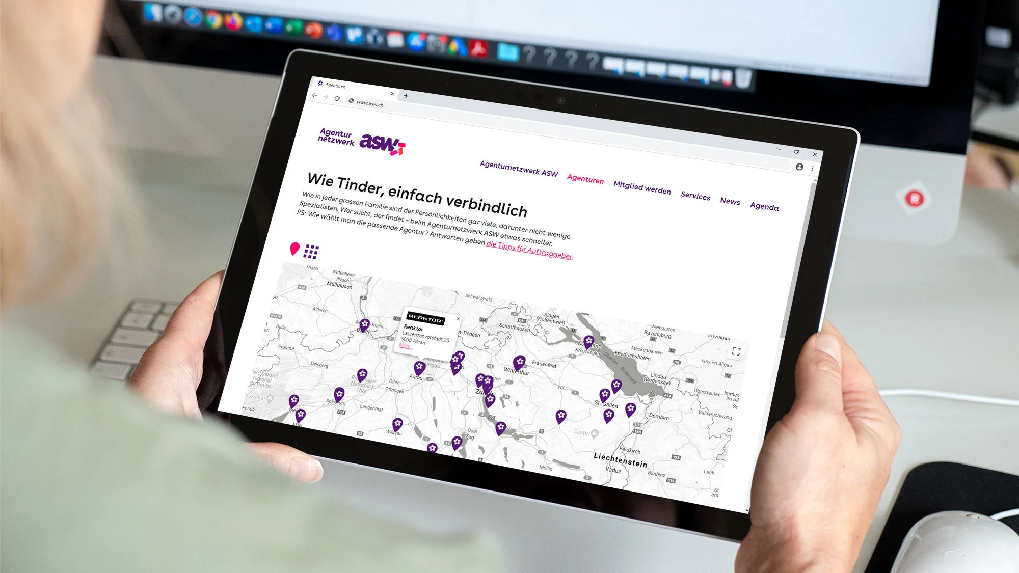 Agenturnetzwerk ASW – Website – Mobile