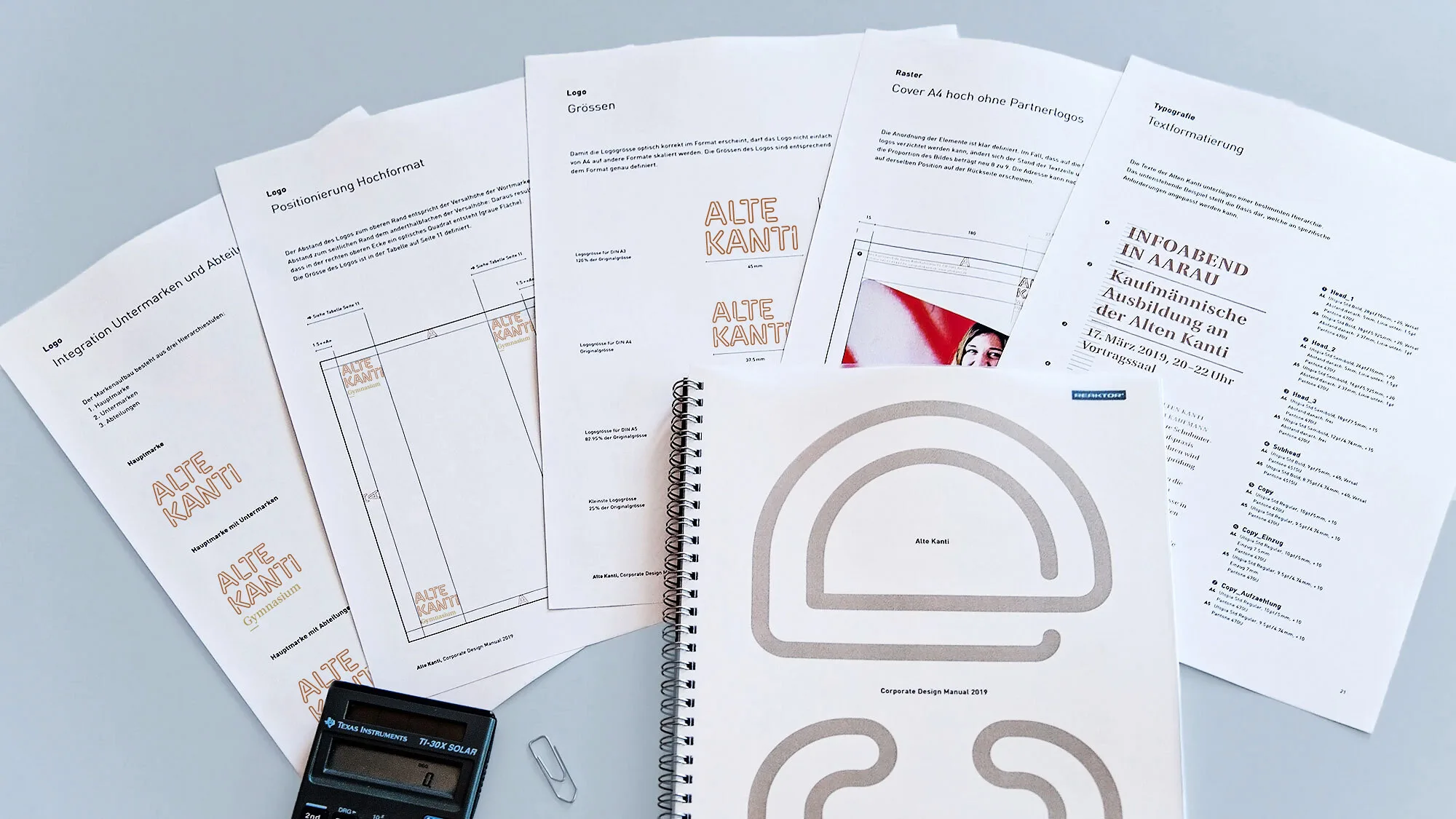 Alte Kantonsschule Aarau – Corporate Design – Manual