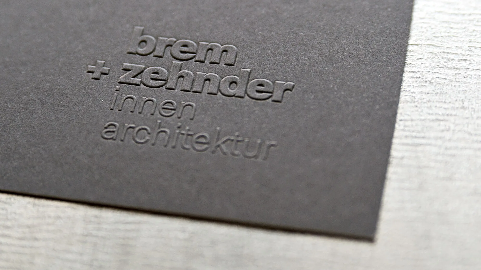 Brem+Zehnder AG – Corporate Design – Imagemappe