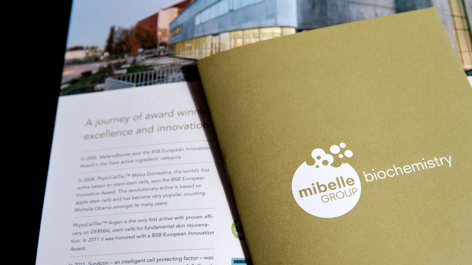 Mibelle AG Biochemistry – Imagebroschüre