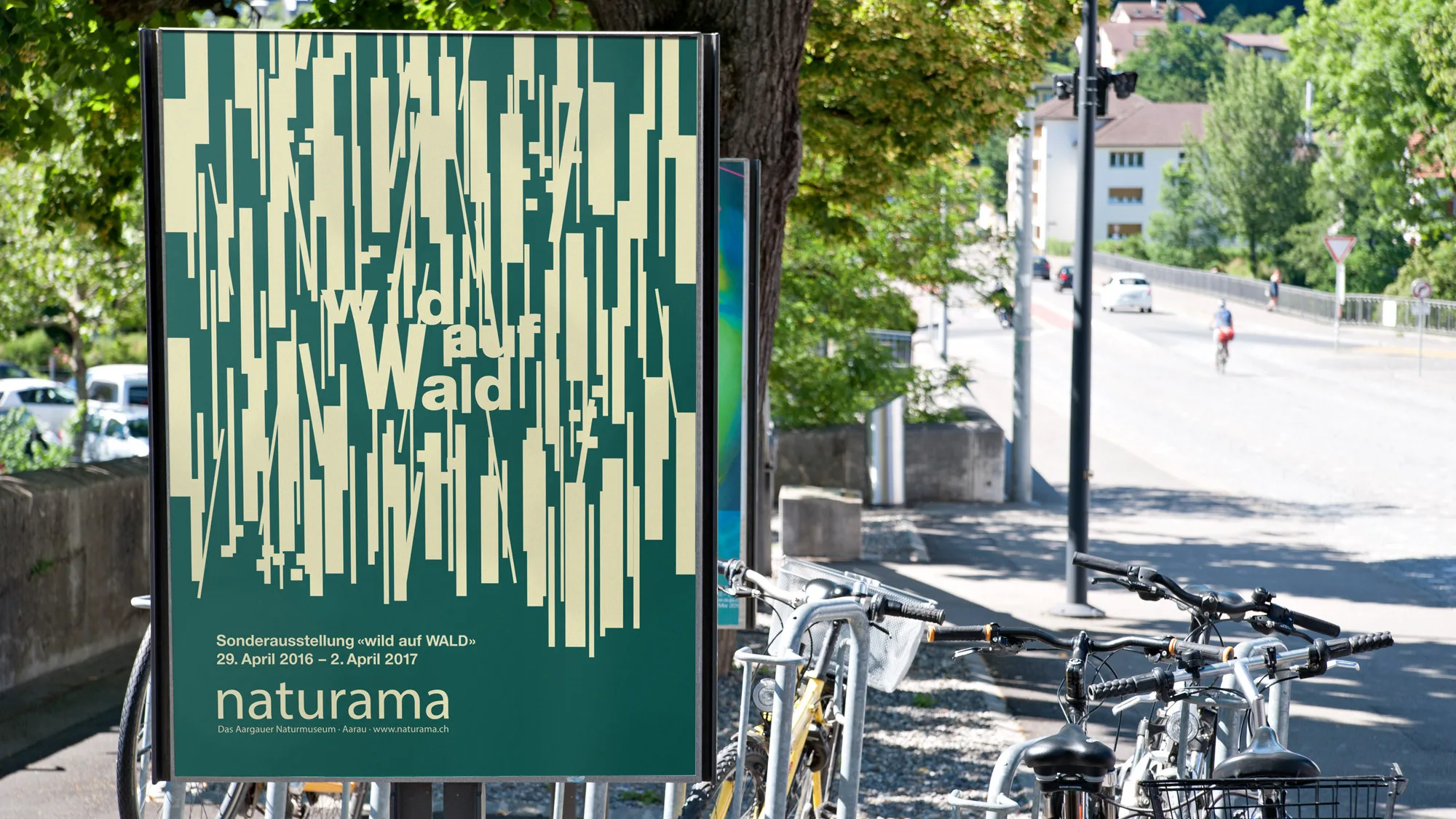 Naturama – Ausstellung Wild auf Wald – Plakat